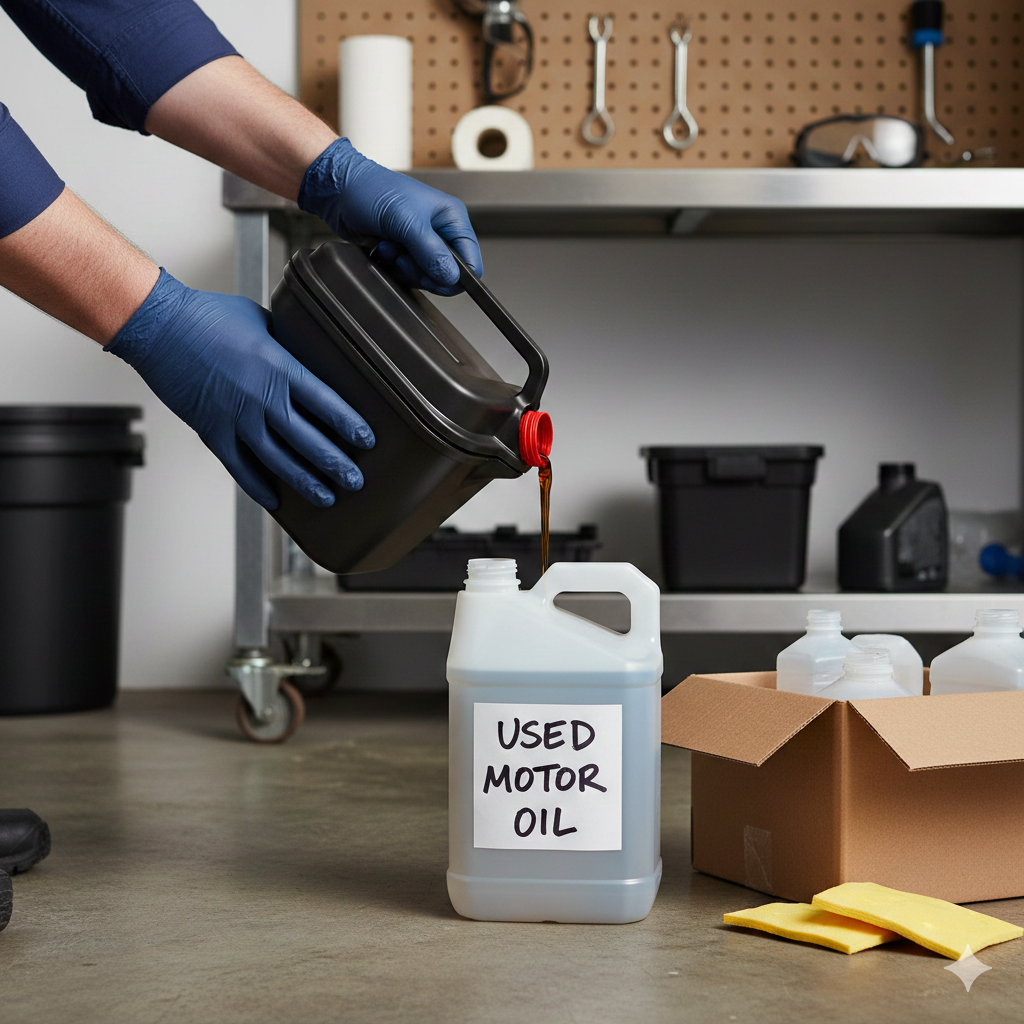 How to Dispose of Used Motor Oil