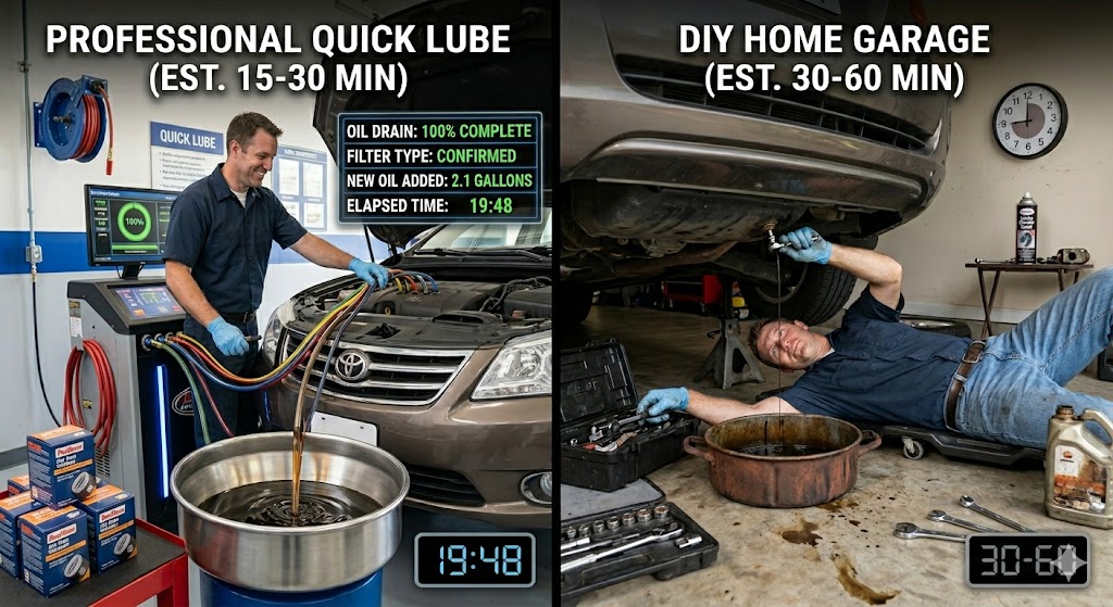How Long does an Oil Change Take